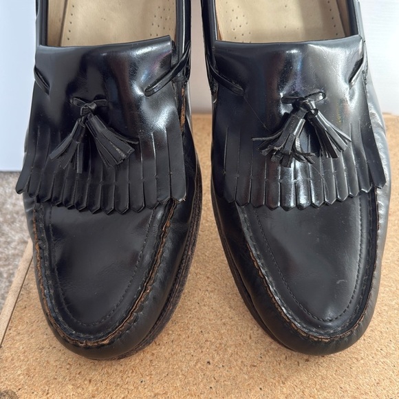 SAS Loafer Kiltie Tassel Slip On Shoes Men\'s Size 13 Slim Black Leather Loafer main image 8